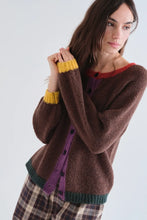 Load image into Gallery viewer, Cozy Colour-Block Cardigan
