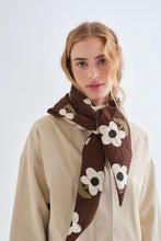Load image into Gallery viewer, Daytrip Floral Quilted Triangle Scarf
