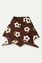 Load image into Gallery viewer, Daytrip Floral Quilted Triangle Scarf
