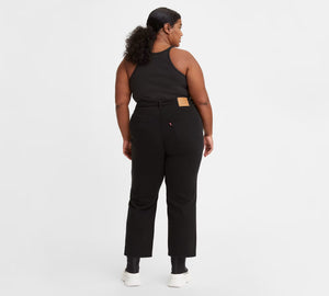 PLUS-SIZE LEVI'S: Wedgie Straight Black