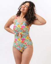 Load image into Gallery viewer, Knotted One-Piece in Breezy Floral

