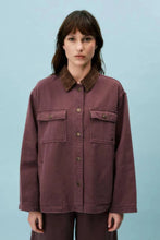 Load image into Gallery viewer, Mauve Jacket with Corduroy Collar
