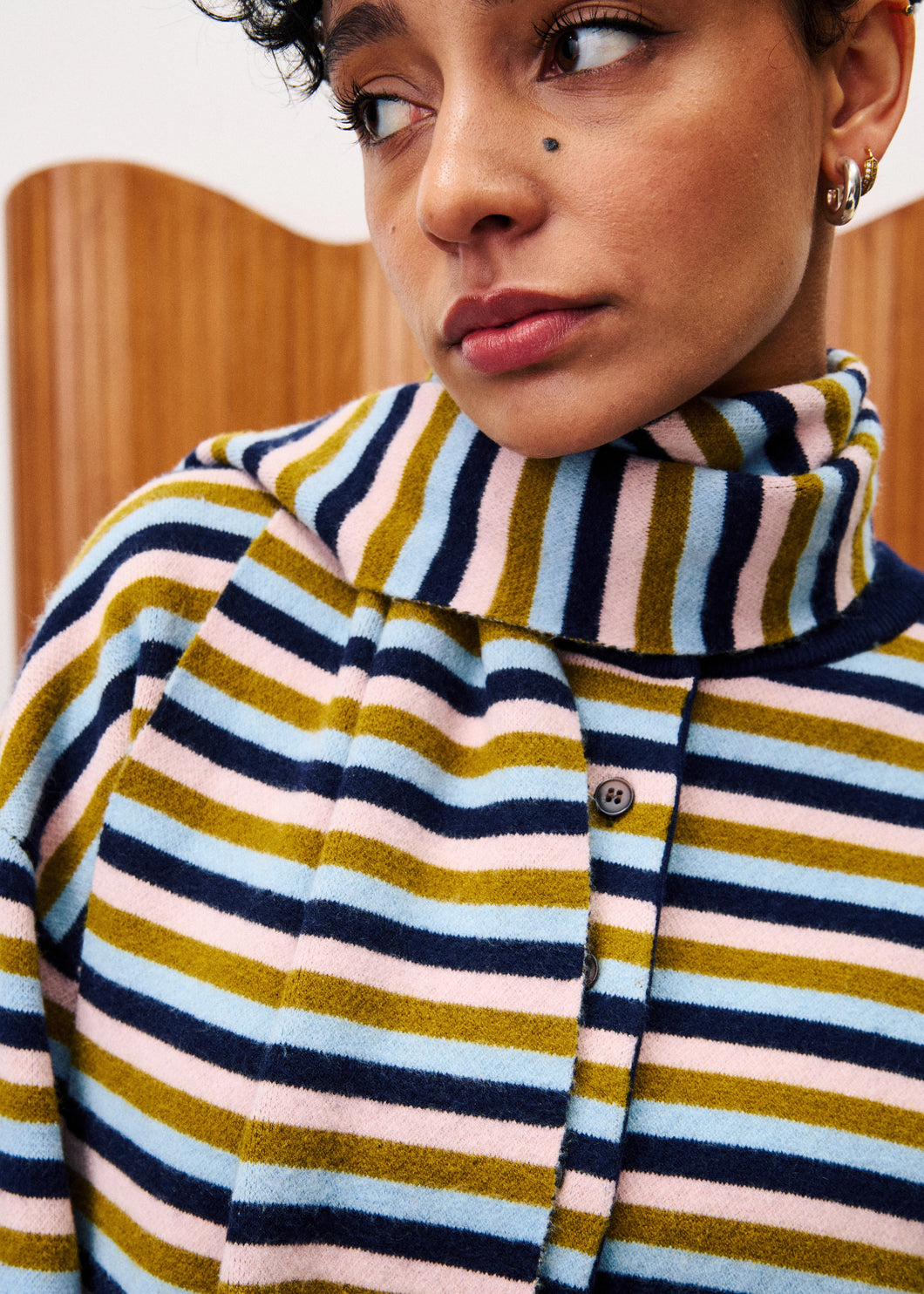 Cricket Stripe Cardigan