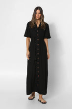 Load image into Gallery viewer, Elia Black Maxi Dress
