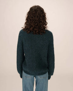 Alpaca/ Wool Blend Moss Rib Knit Cardigans (3 Colours)