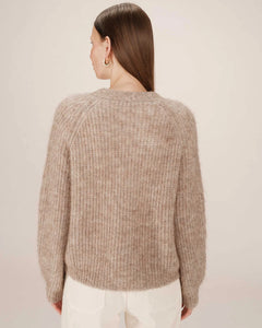 Alpaca/ Wool Blend Moss Rib Knit Cardigans (3 Colours)