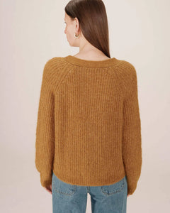 Alpaca/ Wool Blend Moss Rib Knit Cardigans (3 Colours)