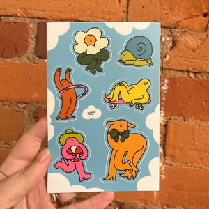 Cute Pals Sticker Sheet by Allison & Cam