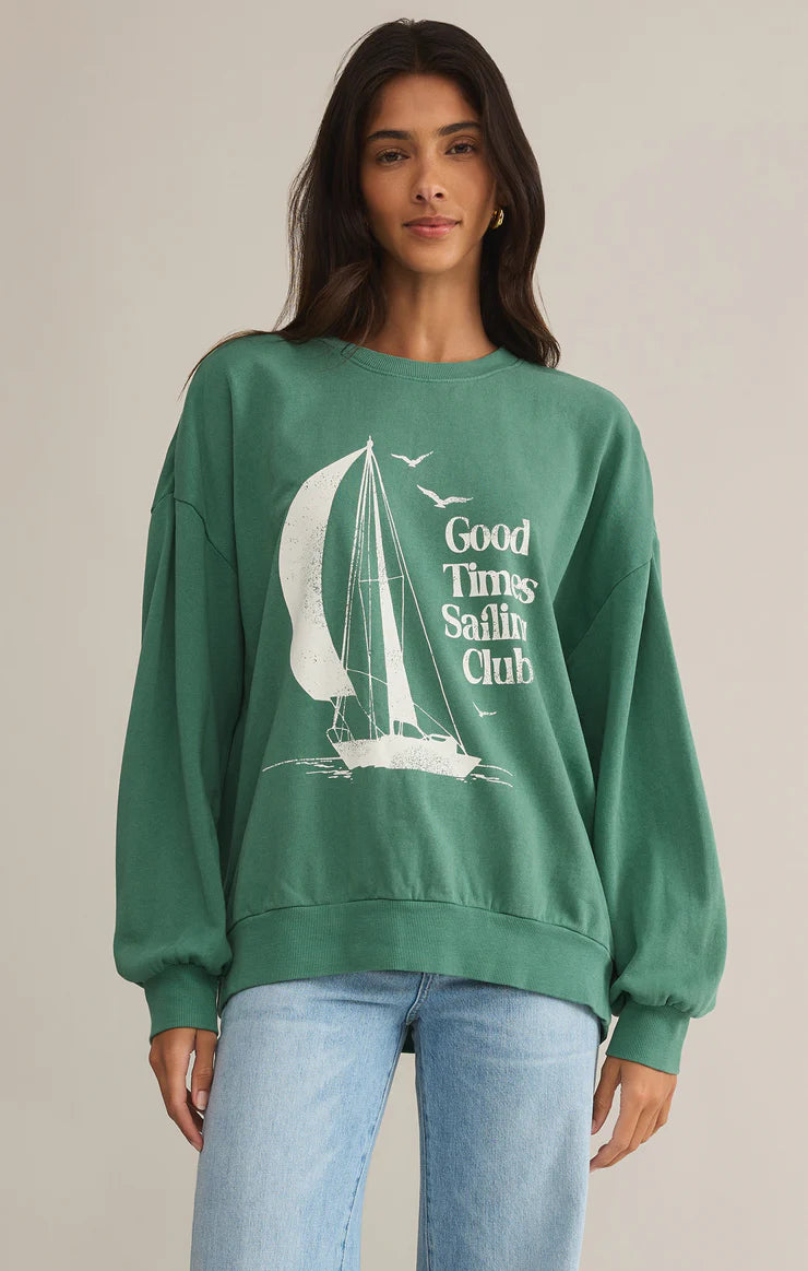 Sail Away Retro Sweatshirt