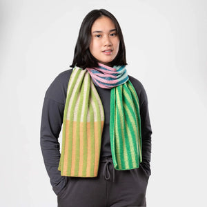 Hi-Low Stripe Big Scarf