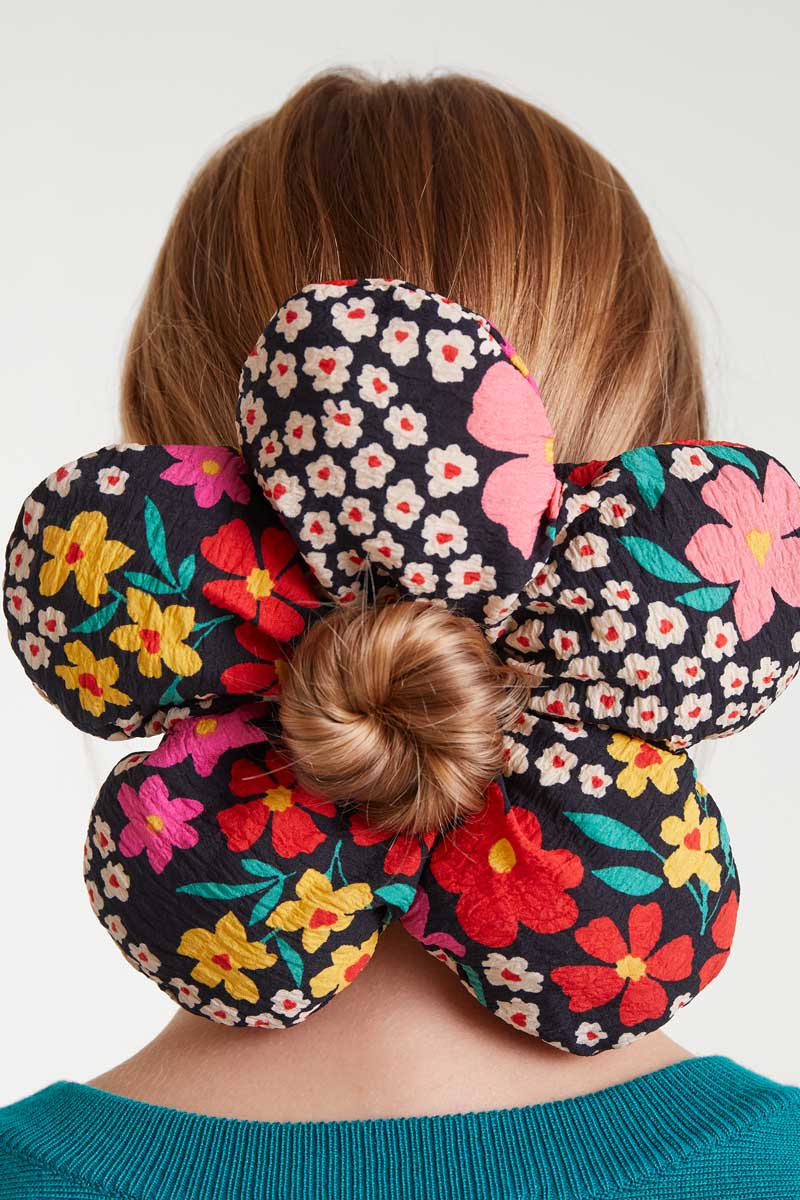 XL Floral Scrunchie