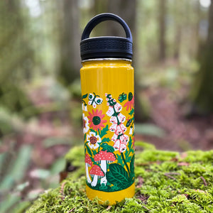 Sunshine Garden Water Bottle by Phoebe Wahl