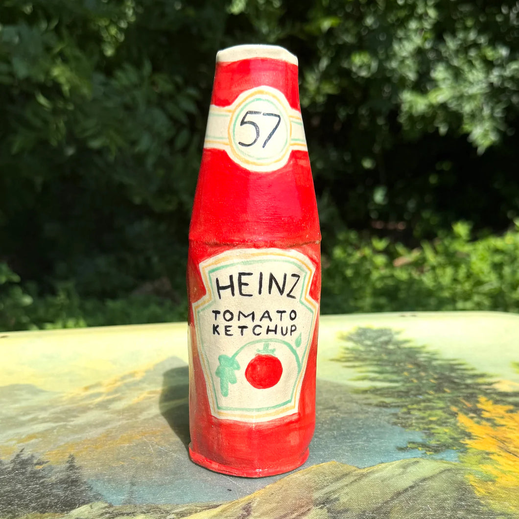 Ceramic Ketchup Bottle
