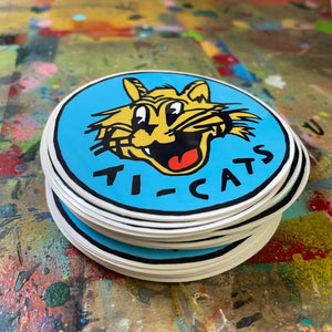 Giant Ti Cats sticker by Kyle Stewart