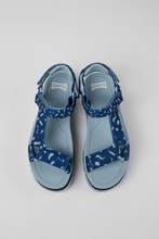 Load image into Gallery viewer, Camper Sandal: Multi Blue
