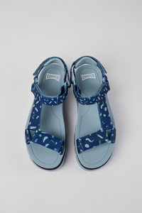 Camper Sandal: Multi Blue