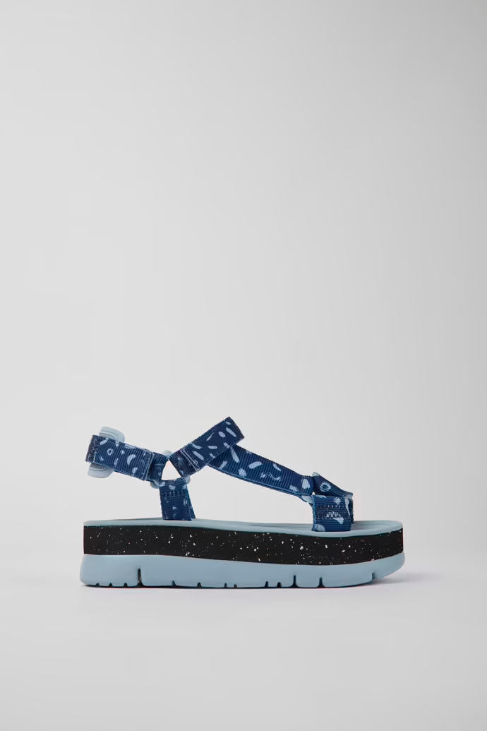 Camper Sandal: Multi Blue