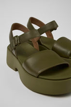 Load image into Gallery viewer, Camper Sandal: Green Tasha
