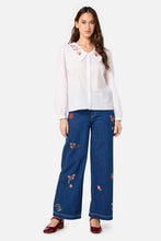 Load image into Gallery viewer, Folk Art Embroidered Blouse
