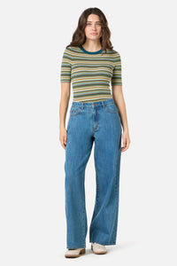 Plus Sizes: Ivy Mid Rise Straight Leg Jean