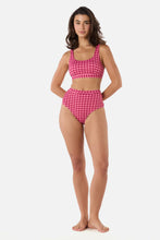 Load image into Gallery viewer, Gingham Bikini Top
