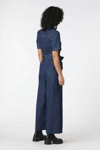 Throw On and Go Denim Jumpsuit