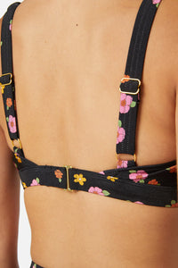 Petal High Bikini Top