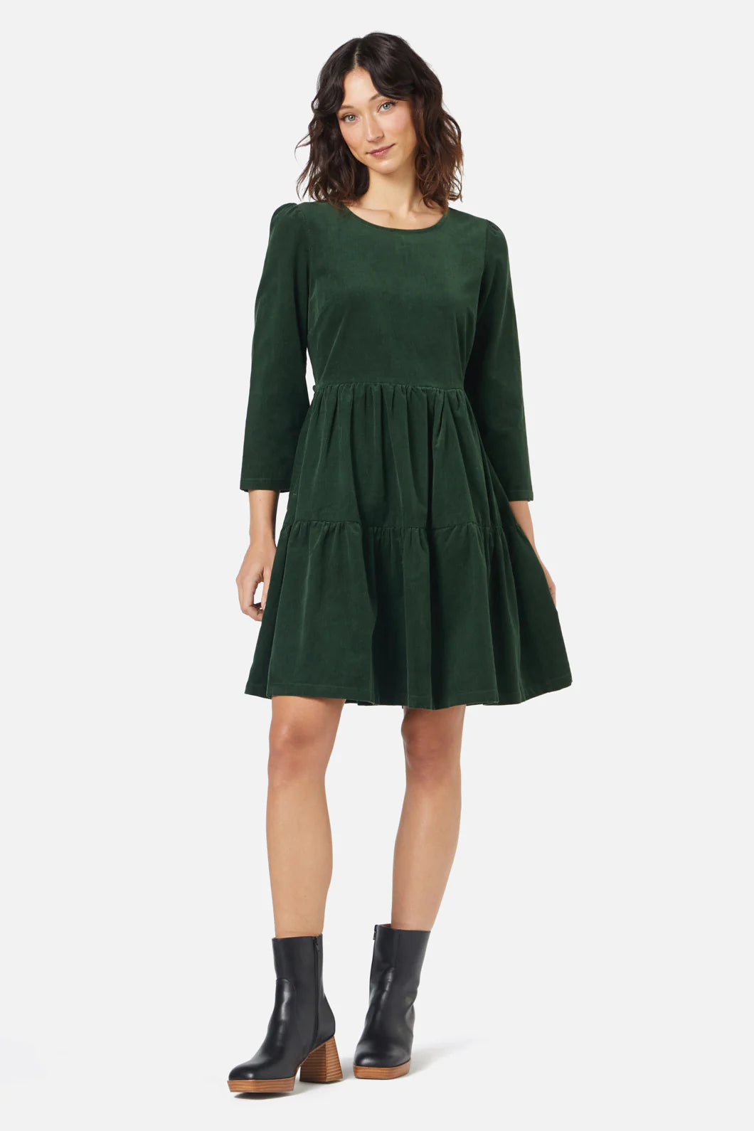Rolling Hill Corduroy Dress (Extended Sizes)