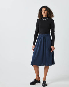 Regisse Midi Skirt Navy