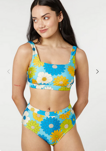 60's Floral Bikini Bottom