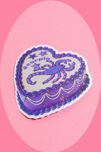 Zodiac Cake Stickers by the Gemini Bake