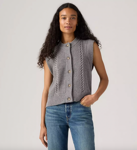 Ines Cable Sweater Vest