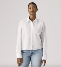Load image into Gallery viewer, Cropped Harlie Shirt - White
