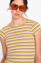 Load image into Gallery viewer, Retro Stripe Crop Tees
