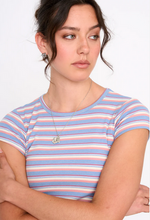 Load image into Gallery viewer, Retro Stripe Crop Tees
