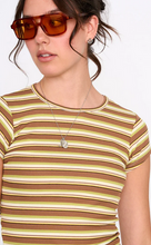 Load image into Gallery viewer, Retro Stripe Crop Tees
