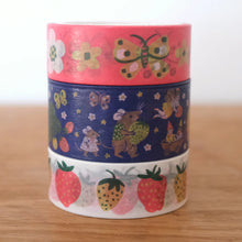 Load image into Gallery viewer, Strawberry Parade Washi tape set
