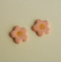Load image into Gallery viewer, Daisy Stud Ceramic Earrings by Meghan Macwhirter
