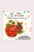 Load image into Gallery viewer, A Lot On My Plate Sticker
