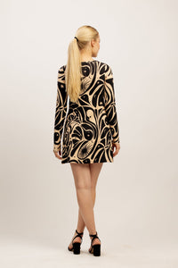 Age of Aquarius Long Sleeve Mini Dress