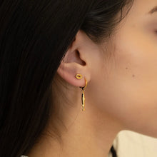 Load image into Gallery viewer, Tiny Fish Huggie Earrings

