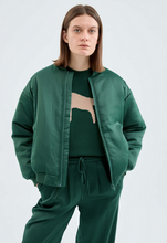 Load image into Gallery viewer, Team Captain Satin Bomber Jacket
