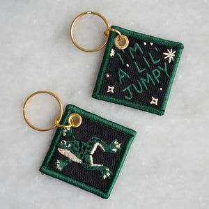 Embroidered Keychains by Stay Home Club