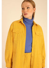 Load image into Gallery viewer, Classic Corduroy Overshirt: Sunflower
