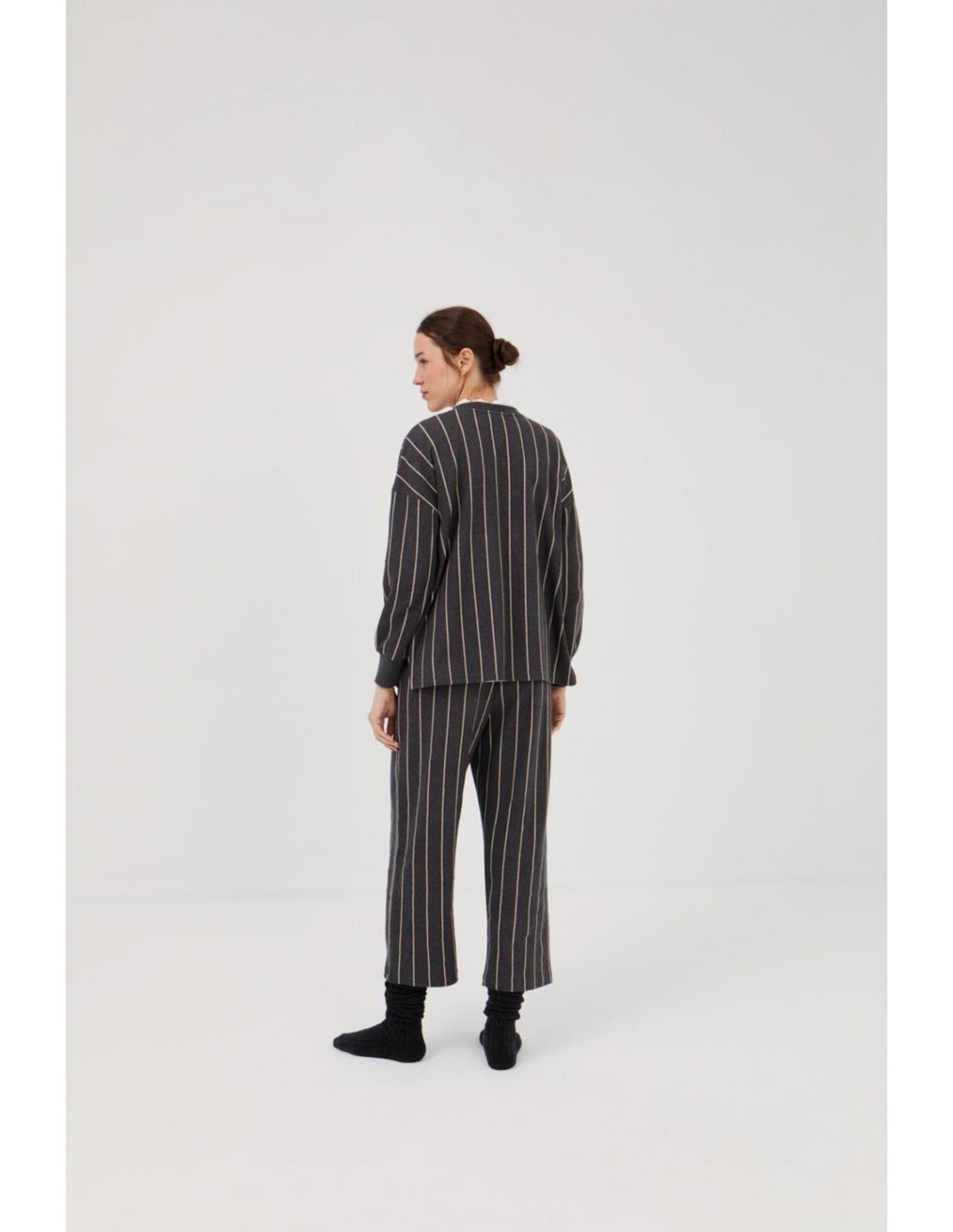 Work from Home Stripe Trouser
