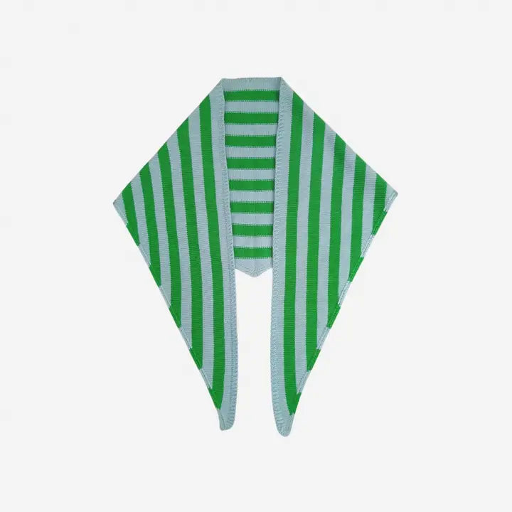 Simple Stripe Triangle Scarf by Verloop