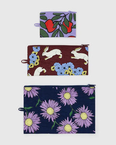 Baggu: Flat Pouch Set