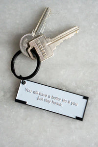 Stay Home Club Keychains (5 styles)