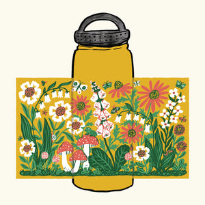 Sunshine Garden Water Bottle by Phoebe Wahl