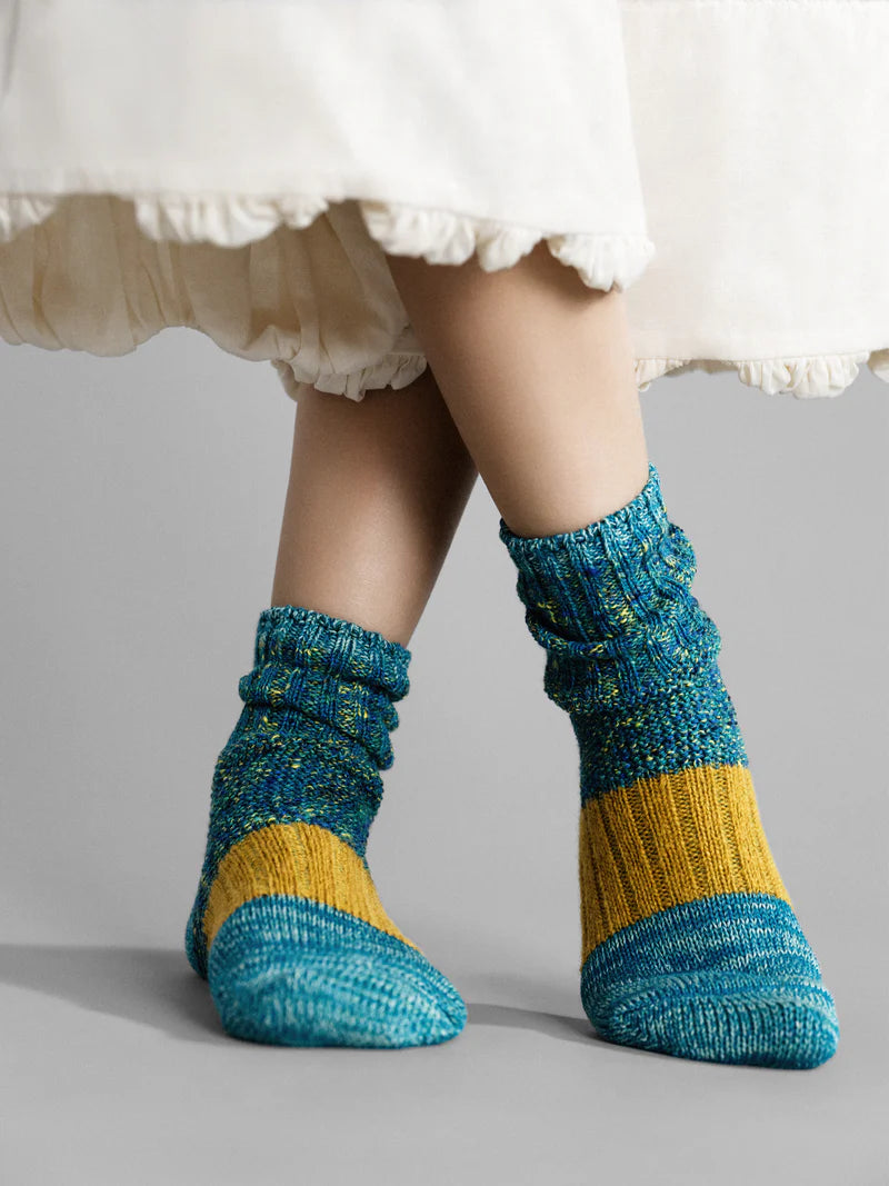 Knit Boot Sock in Ocean